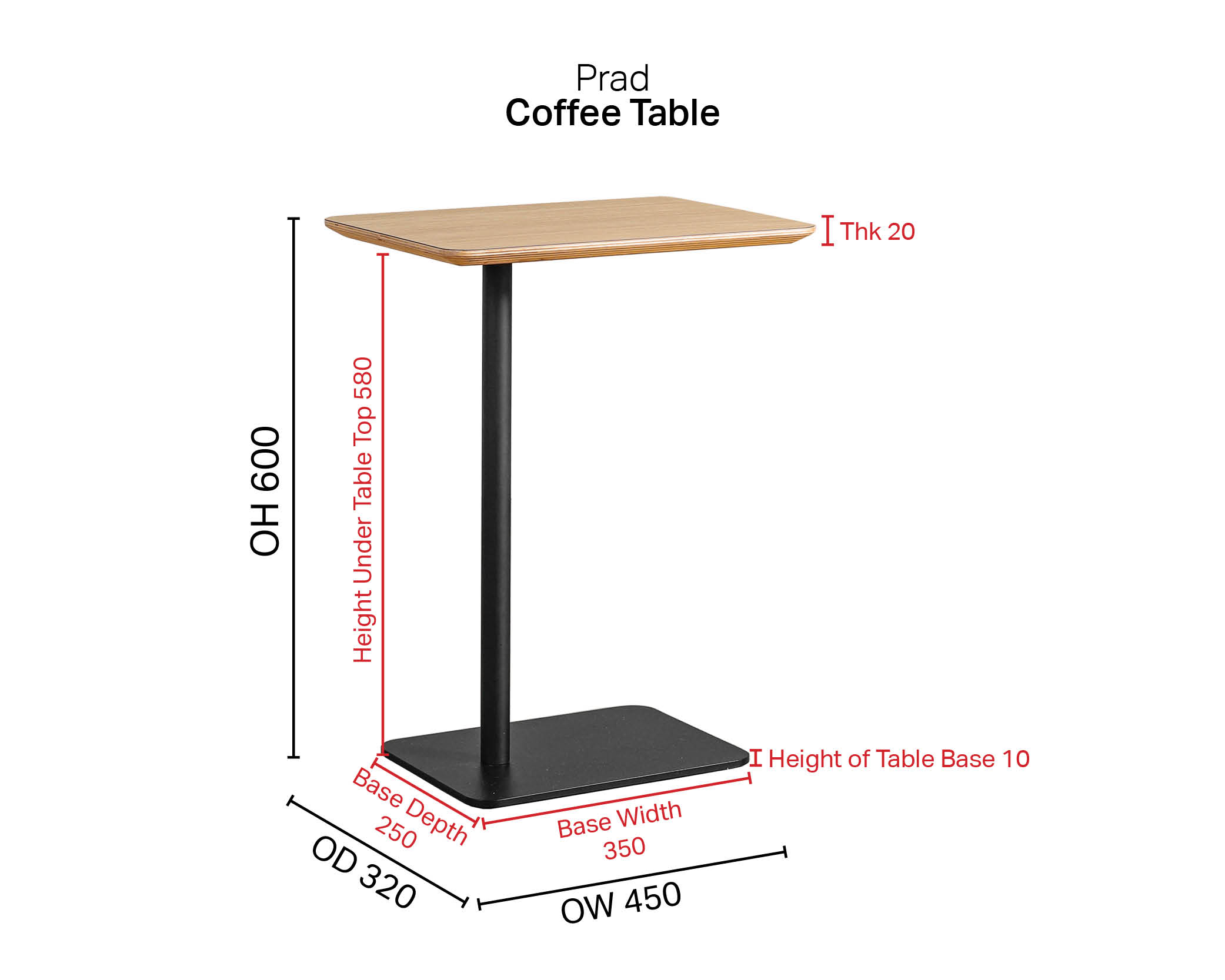 Prad Side Table